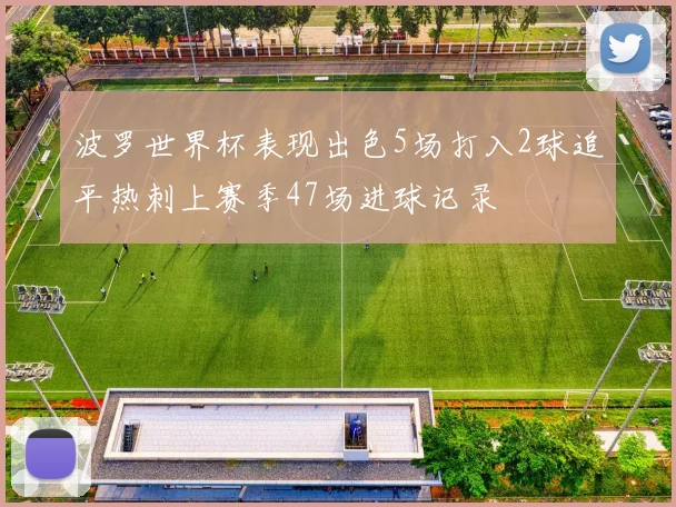 波罗世界杯表现出色5场打入2球追平热刺上赛季47场进球记录